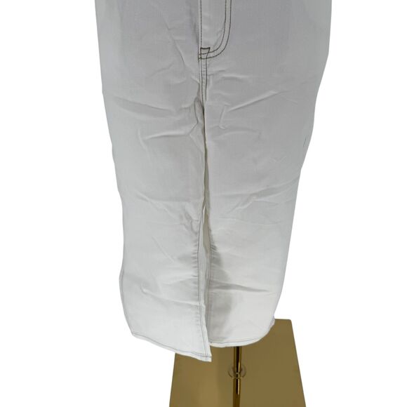 Torrid Crop Jegging Jean 20 2X White Cream Super Soft High Rise Skinny Stretch - Picture 6 of 16